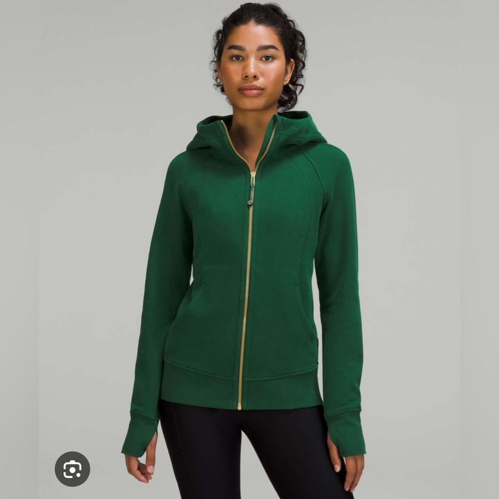 Lululemon Full Zip Scuba Hoodie Evergreen NWT